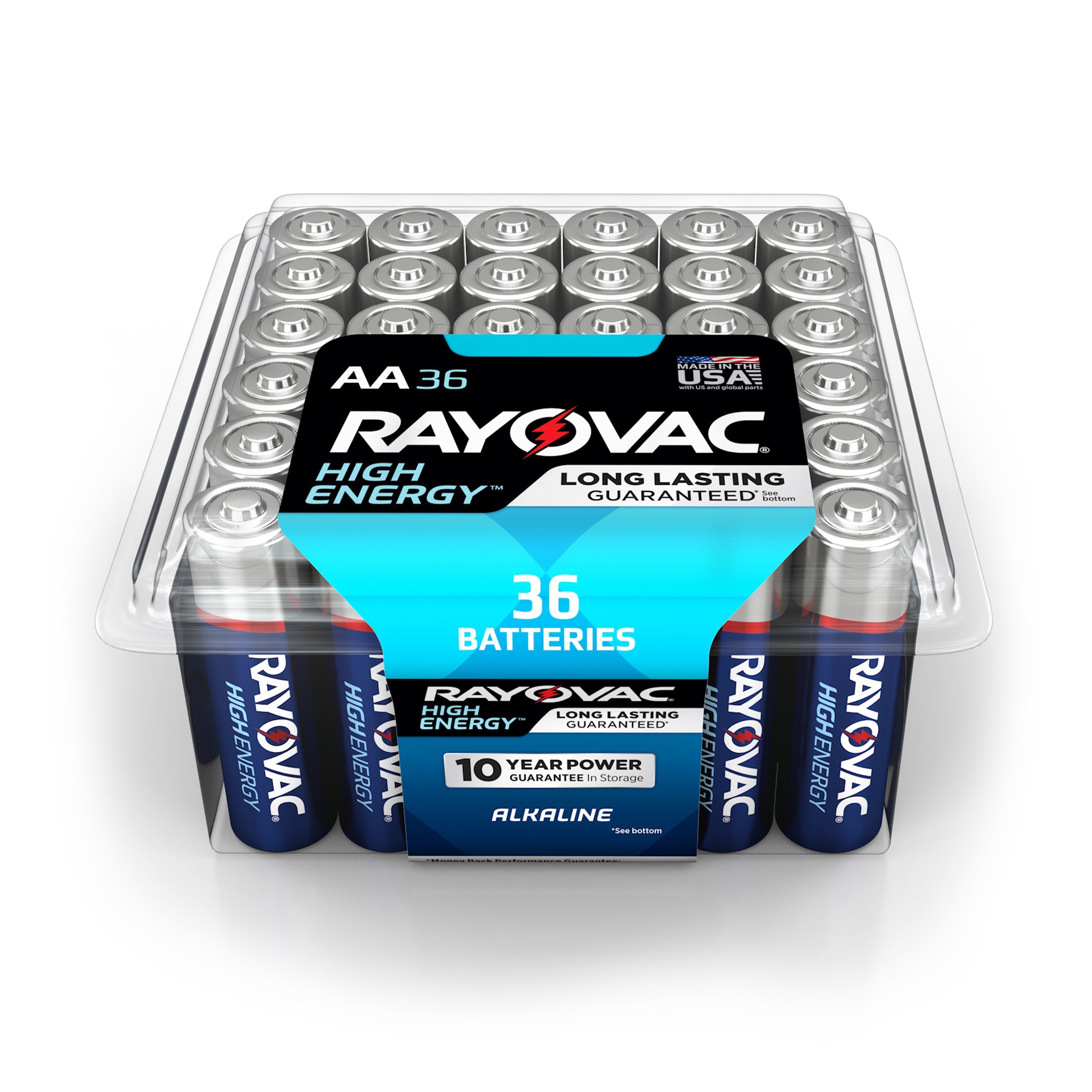 Rayovac High Energy Alkaline Combo Pack Aa And Aaa Batteries 72 Count