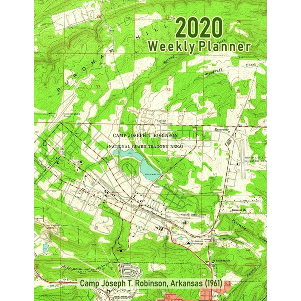 2020 Weekly Planner Camp Joseph T. Robinson, Arkansas (1961) Vintage