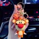 thumbnail image 1 of Anime Cartoon Disney Mickey Mouse Stitch Figure Keychain Minnie Donald Duck Piglet Key Chain Model Kid Toy Children GiftChina Gong Bohan LED, 1 of 2