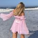 thumbnail image 5 of Elegante vestido de princesa con corsé para mujer, vestido mini informal de hada con mangas abullonadas estilo vintage 2022, vestidos dulces de verano para mujer para fiesta, 5 of 5