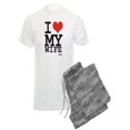thumbnail image 1 of CafePress - I LOVE MY WIFE - Men's Light Pajamas, 1 of 1