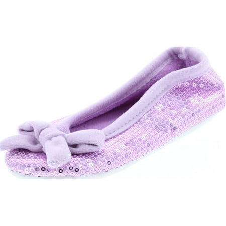 

Static Footwear Girls Fashion Slip On Comfy Warm House Slippers Purple 12/13