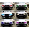 thumbnail image 6 of v2. RGB Multi-Color 96-LED Angel Eye Halo Rings w/Lens Covers w/Adjustable Setting For BMW E36 E46 E38 E39 3 5 7 Series, 6 of 9