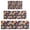Pioneer Flower Floral-2, variant on Pioneer Flower Floral Print Pattern Kitchen Rugs Sets Of 3,Kitchen Runner Rugs Non Skid Washable,Decorative Kitchen Floor Mats for Kitchen,Sink,Laundry,17"x30" 17"x47" 17"x59"