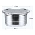 thumbnail image 2 of Stainless Steel Refillable Espresso Coffee Maker Capsule for Machine Reusable Filter Coffee Pods, 2 of 5