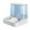 Blue, variant on DOLITY 2 in 1 Design Pet Food and Water Dispenser, Automatic Feeder, Cat Food and Water Pink