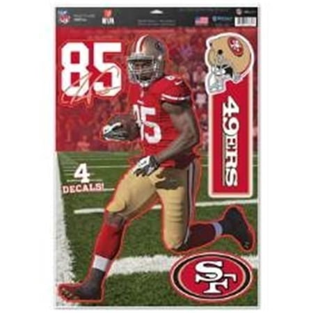San Francisco 49ers Decal 11×17 Multi Use Vernon Davis Design CO