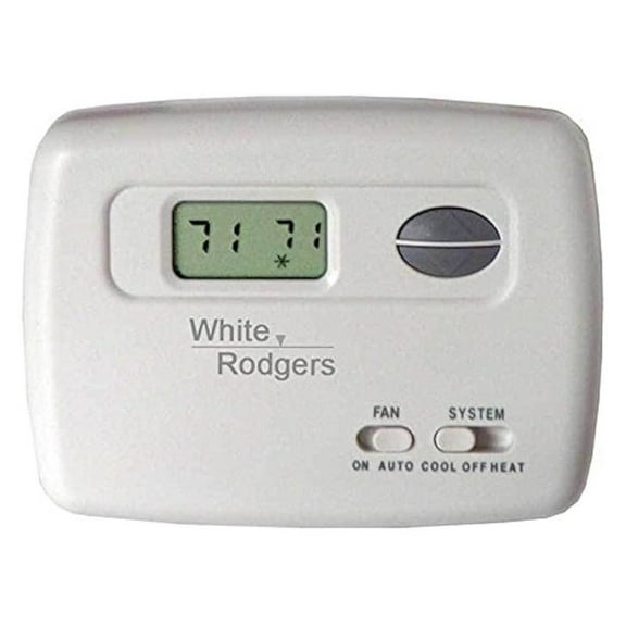 Digital Thermostat White Rodgers 1F78-144 70-Series Single Stage NonProgrammable