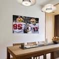 thumbnail image 3 of Brock Purdy George Kittle Signed Poster Poster Cool Artworks Painting Wall Art Canvas Prints Hanging Picture Home Decor Posters Gift 08x12inch(20x30cm), 3 of 6