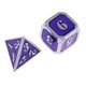 thumbnail image 3 of Juego de Dados poliédricos Zulema 7 Uds 12mm Aleación Púrpura A, 3 of 7