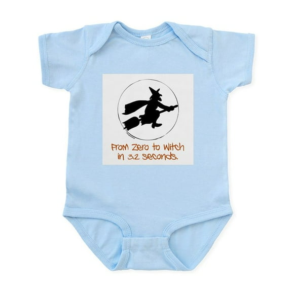 CafePress - Zero To Witch Infant Bodysuit - Baby Light Bodysuit, Size Newborn - 24 Months