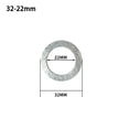 thumbnail image 2 of 16/20/22/25.4/30/32mm Circular Saw Ring for Circular Saw Blade Conversion Ring Cutting Disc Inner Hole Adapter Rings 32-22mm, 2 of 8
