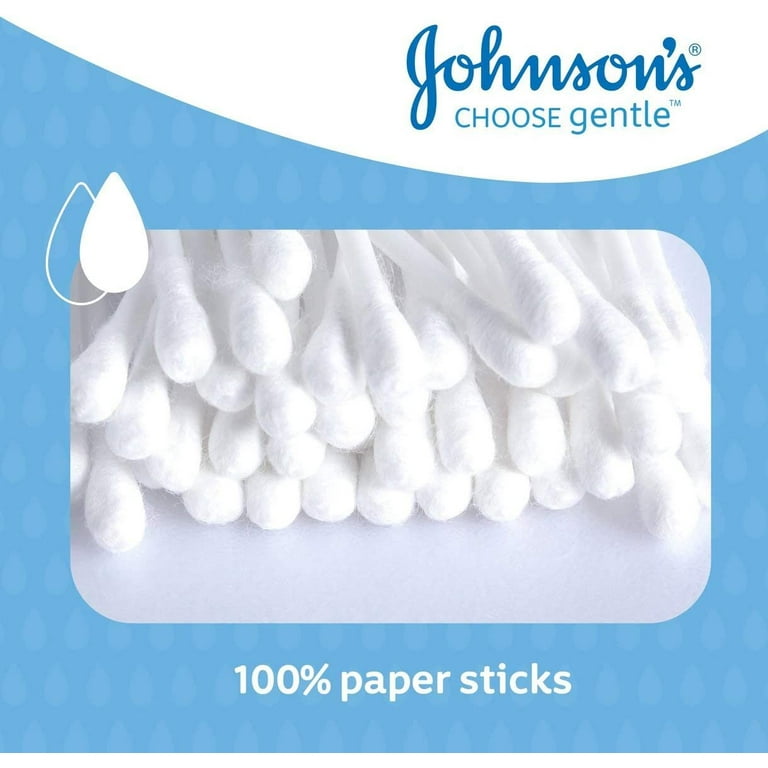 Cotton Fioc Johnson's Baby - 200 Bastoncini In Puro Cotone, Confezione Da 6 - Foto 13