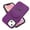 Dark Purple, variant on TECH CIRCLE Basic Case for iPhone 15 5G (2023) 6.1" - Hard Plastic Durable Soft Silicone Skin Case with Sturdy Foldable Kickstand, Shockproof Protective Lightweight Simple Rugged Shell Cover, Purple