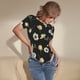 thumbnail image 3 of Balery Daisy Body de cuello redondo de manga corta para mujer Tops de manga corta Tops básicos-Large, 3 of 7