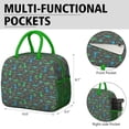 thumbnail image 6 of Womens DarkGray Cartoon Crocodiles Pattern Lunch Box for Work,Insulated Lunch Bag for Women,Loncheras Para Mujer,Leakproof Adult Lunch Bag for Work,Beach,Travel,Picnic,Camping, 6 of 7