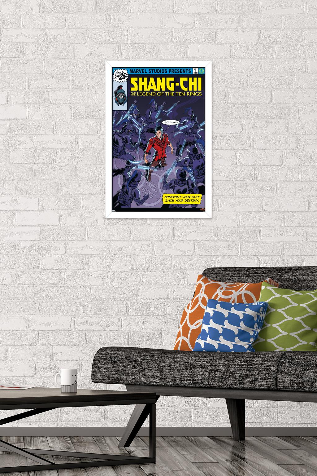 Marvel Shang-Chi and the Legend of the Ten Rings - Let's Do This Wall Poster, 14.725" x 22.375", Framed