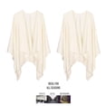 thumbnail image 3 of Ponchos for Women Shawls Wraps Oversized Winter Scarf Women's Knitted Cape Warm Fashionable Wearable Blanket Long Cardigans Sweater Coats, 3 of 3