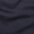 thumbnail image 3 of Superior Dobbyweave Knit Cotton Blanket, All Season Bed Blanket, Full/Queen 88" x 100", Navy Blue, 3 of 8