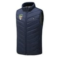 thumbnail image 4 of REORIAFEE Heat Vest Women and Men Unisex with 9 Heating Zones Electric Heated Coat without Power Bank USB Rechargeable Washable Full Zipper Battery Not Included Winter Waistcoat Navy XXXXL, 4 of 6