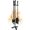 black, variant on 30 Inch Wrought Iron 4-Piece Fireplace Tools Set, Rustic Style with Stand, Indoor Outdoor Fire Pit Accessory Kit(black)