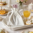 thumbnail image 6 of Leodye 1PCS Easter Bunny Style Drawstring Gift Bag Party Gift Packaging Candy Bag for Easter Supplies -6.8x6.7x0.2in, 6 of 6