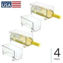 iDesign Stackable Bottle Holder - Set of 4 - Clear - Made in USA