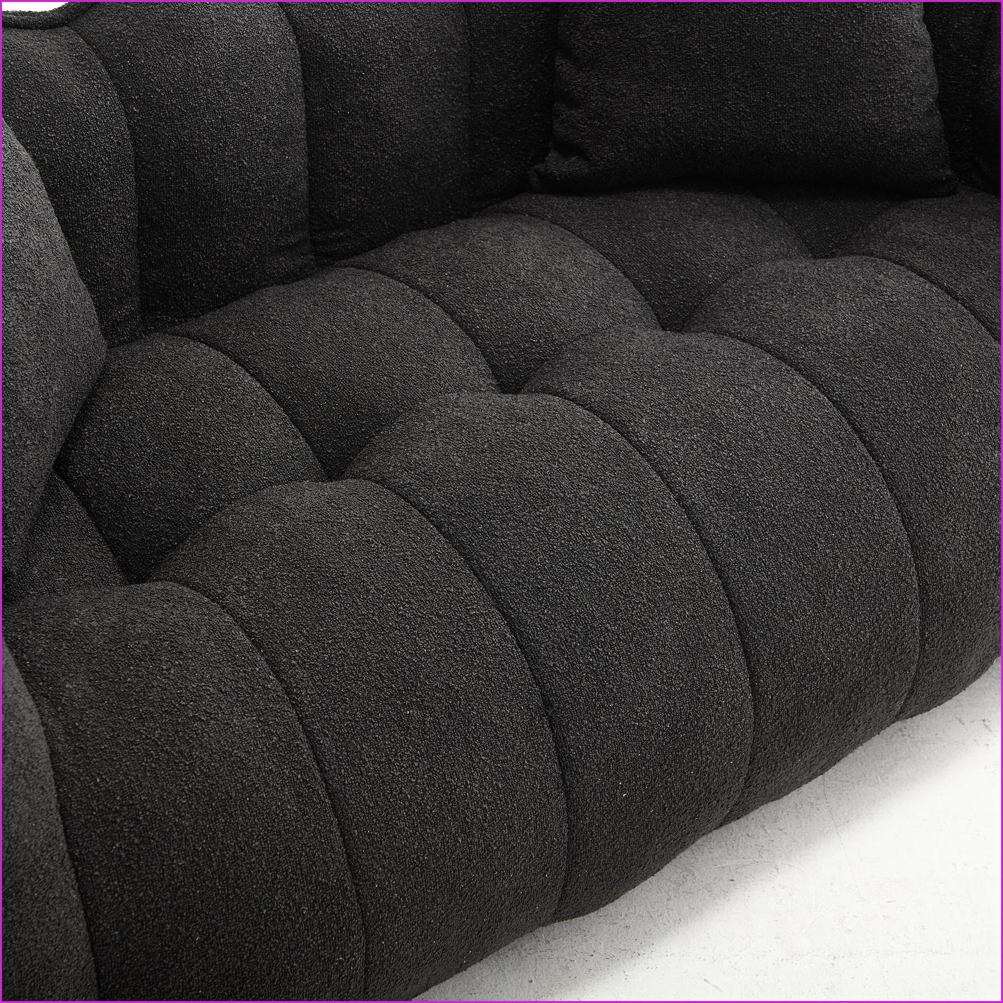 2-Person Chenille Bean Bag Chair – Lazy Sofa with High Resilience Foam for Adults | Chenille | Rectangle