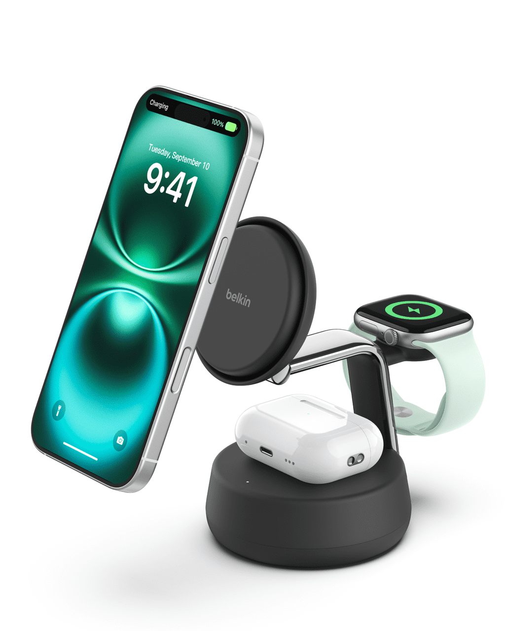 Belkin BoostCharge Pro 3-in-1 Wireless Charger with MagSafe 15W