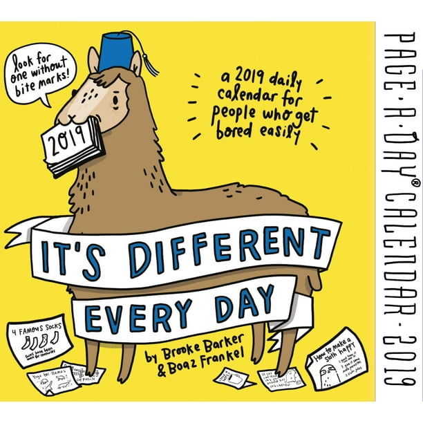 It's Different Every Day PageADay Calendar 2019 (Other)