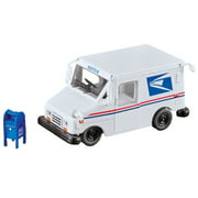 Greenlight 29888 1 isto 64 United States Postal Service Mail Delivery Vehicle with Mailbox Accessory Diecast Model Car