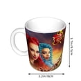 thumbnail image 4 of Descendants The Rise of Red Ceramic Mug Fashion Coffee Mug Gift Tea Cup Water Cup With Handle For Home Office Cafe, 4 of 8