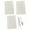 White, variant on Jesscasday 6Pcs Inflatable Repair Patches PVC Repair Patches Inflatable Boats Canoes Kayak