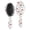 Fireman and Cloud White Pattern, variant on Fireman and Cloud White Pattern Brush, Detangling Hair Brush, Scalp Massage Hair Comb, Smooth Handle Gifts for Daily Hair Care