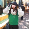 thumbnail image 4 of Sonducket Disfrute del clima frío con comodidad, chal informal grueso y cálido, bufanda larga de invierno de estilo europeo para mujer Accesorios de disfraces gris claro, 4 of 6