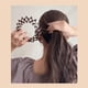 thumbnail image 3 of Soidarity Pinzas para el pelo en forma de nido de pájaro, diadema de estilo Vintage, soporte para cola de caballo, bucles, diadema fija para Cuidado del cabello naranja amarillo, 3 of 6