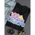 thumbnail image 3 of My Magical Unicorn Shaped T-Shirt Women -Image by Shutterstock, Female XX-Large, 3 of 4