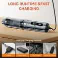 thumbnail image 4 of 4-in-1 Handheld Car Vacuum Cleaner with 3 Speed Settings and 16000pa Suction Power Blowing & Inflating 2 Modes, 4 of 9