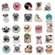 thumbnail image 2 of Pack of 100 Cute Pug Dog Stickers for Water Bottle, Car, Laptop, W, 2 of 5