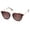 Brown, variant on Vintage Square Sunglasses with Case for Women, UV Protection Retro Designer Sunglasses