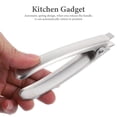 thumbnail image 4 of KAKOWELY Clam Opener 1Pc Stainless Steel Clamp Opener Rustproof Kitchen Shellfish Tool (Silver)5.12"X2.99"X0.79", 4 of 4