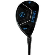 LAZRUS GOLF Premium Hybrid Golf Clubs for Men - 2,3,4,5,6,7,8,9,PW Right Hand & Left Hand Single Club, Graphite Shafts, Regular Flex (Black Right Hand, 4, RH, Black Single)