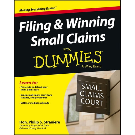 Pre-Owned Filing & Winning Small Claims for Dummies (Paperback) 1118424441 9781118424445