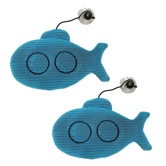 Mighty Twin Pack Hot Tub Scum Absorber - Reusable Spa & Pool Cleaner, Keeps Water Clear, Essential Hot Tub Accessories for Adults for Scum, Hot Tub Oil Absorbing Sponge