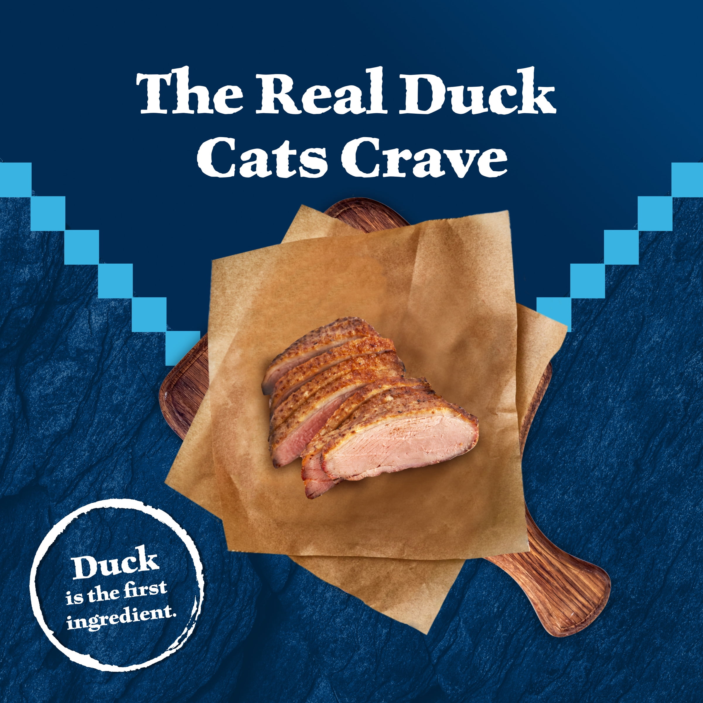 Blue Buffalo Wilderness Natural High-Protein, Grain-Free Dry Cat Food, Duck, 4-lb. Bag