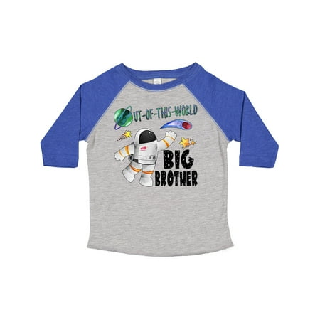

Inktastic Out of This World Big Brother Astronaut in Space Gift Toddler Boy Girl T-Shirt