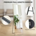thumbnail image 4 of EDX Full Length Mirror 71"x26" Full Body Mirror Rectangle Free Standing Wall Mounted Leaning Hanging Full body Mirrors, Gold, 4 of 8