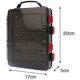 thumbnail image 2 of Caja de almacenamiento de señuelos de pesca, bandejas de almacenamiento de doble cara, 10 compartimentos, caja de almacenamiento impermeable para chaleco de pesca con mosca TUNC Sencillez, 2 of 5