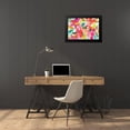 thumbnail image 4 of Loreth, Lanie 24x18 Black Modern Framed Museum Art Print Titled - Contemporary Red Blooms, 4 of 5