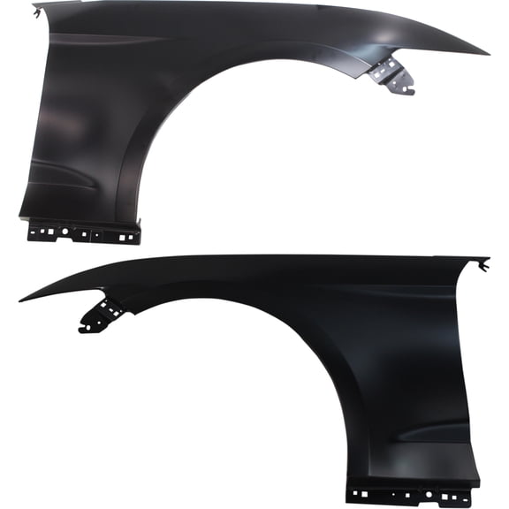 Garage-Pro Front Fender Set of 2 Compatible With 2015-2017 Ford Mustang, Primed, Steel Driver and Passenger Side